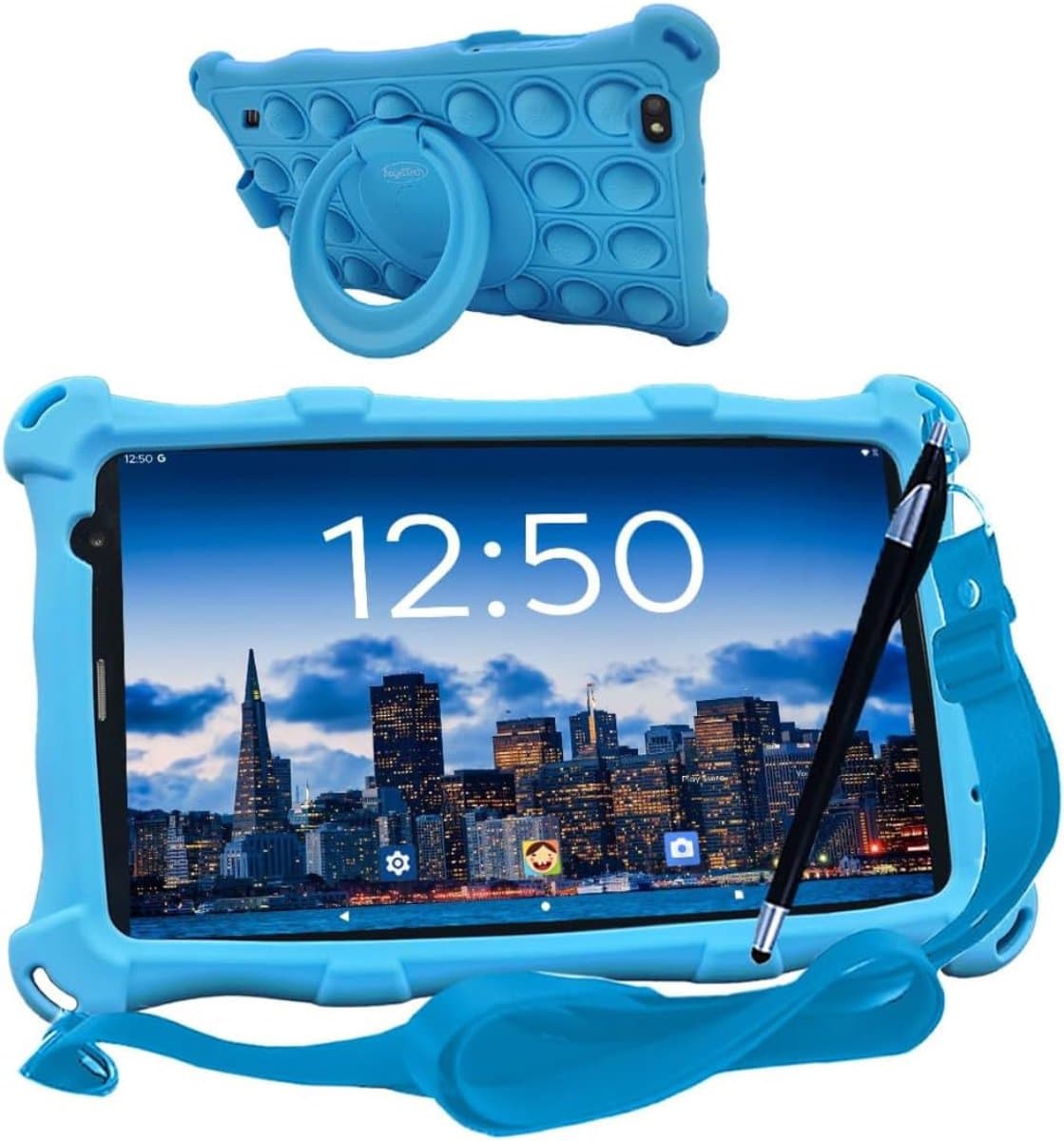 Aurixi® Kindertablet Deplay - Kinder Tablet Deplay - Kindertablet Deplay Pro - Blauw - 23cm x 13cm x 1cm — afbeelding 1