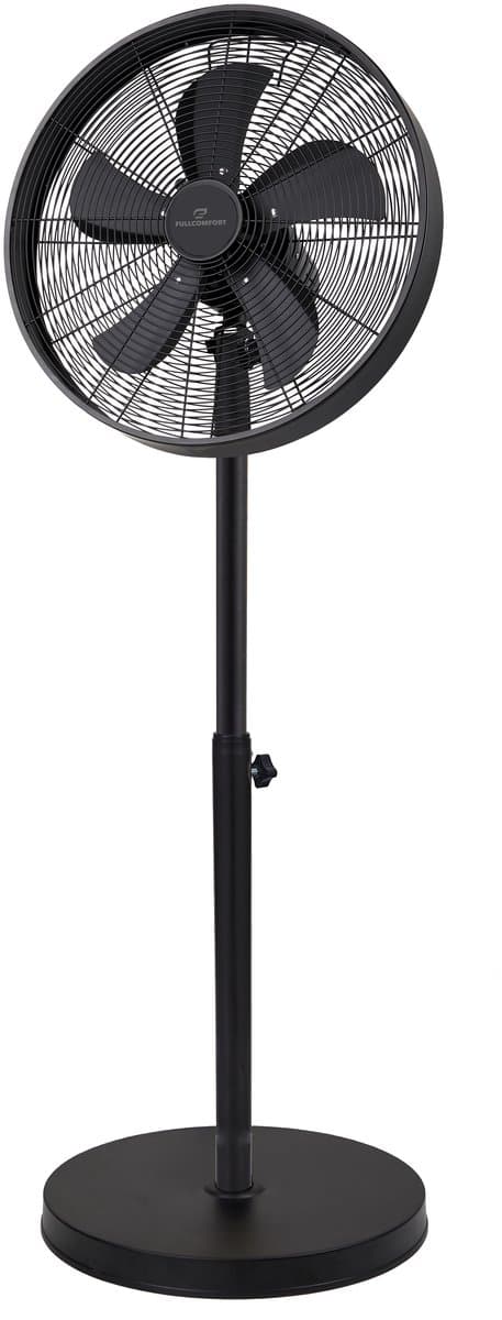 A-Flow Premium Black Ventilator staand - LET OP: 2EKANSPRODUCT - Statiefventilator - Ventilator Zwart - Kantelbaar en uitschuifbaar 3 Windsnelheden - Zelfdraaiend — afbeelding 1