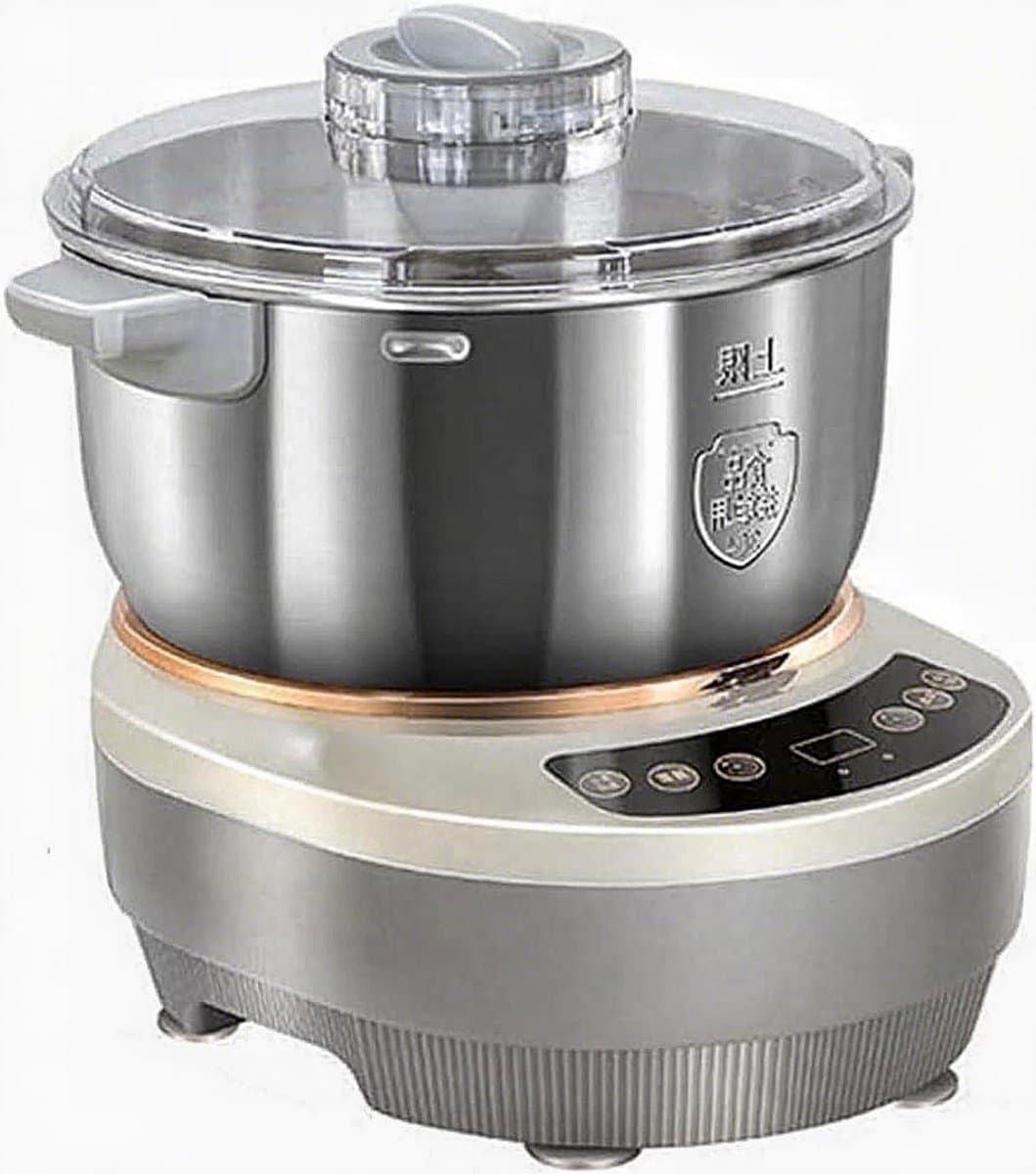 Elektrische Kneedmachine - Deegmixer - Zelf Bakken - Intelligent Kneedprogramma - 7 Liter - Zilver — afbeelding 1