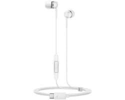 Sennheiser CX 80U - Wit - In-ear bedrade oordopjes - Oortjes met draad en microfoon - USB-C aansluiting
