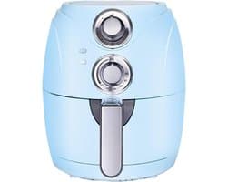 Kleine Airfryer - Heteluchtfriteuse - Gezond Frituren - Ruimtebesparend Design - 25 Liter - Blauw