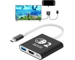 Docking Station geschikt voor Nintendo Switch , Nintendo Switch OLED & Nintendo Switch 2 - Switch 2 dock
