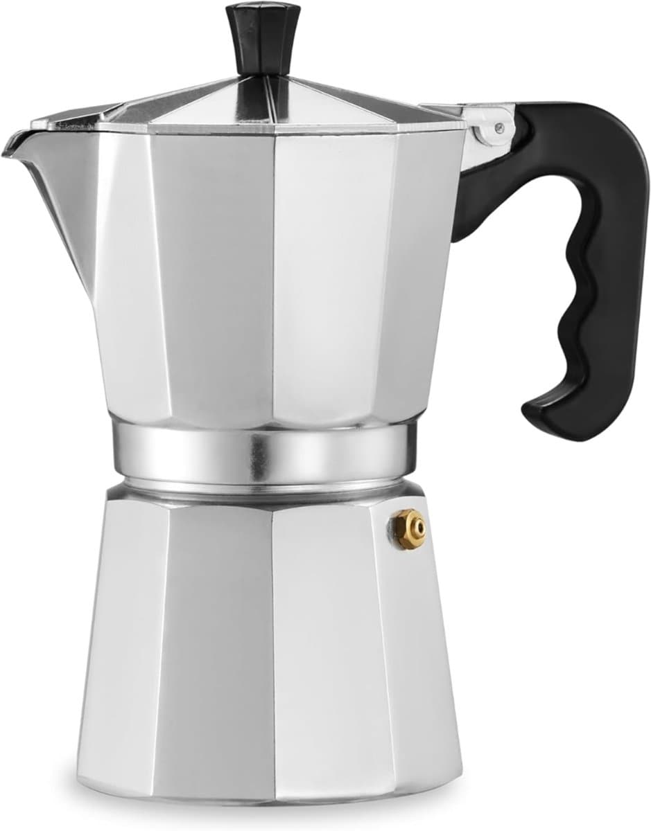 SNJY® Percolator - Koffiezetapparaat - Perculator Koffie - 6 Kopjes - Zilver — afbeelding 1