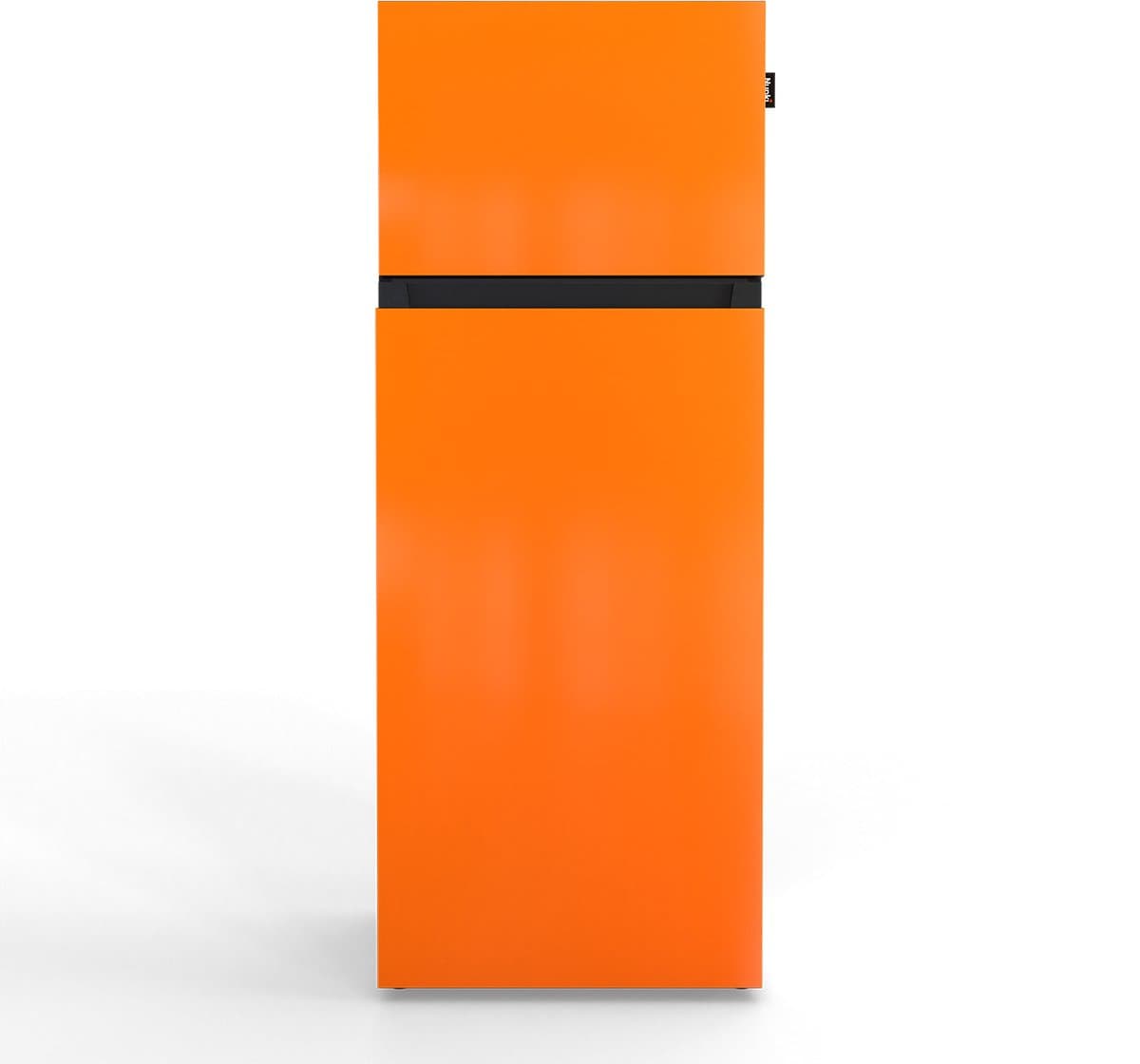 NUNKI MEDIUM-FORA Dubbel-Deurs Koelkast, E Klasse, 206l, Gloss Bright Orange Front — afbeelding 1