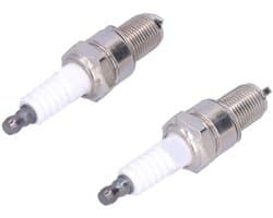 Geschikt Voor MTD lastoortsmotor 131039 F6RTC type Geschikt Voor bougies, hoogwaardig materiaal aluminiumlegering, professioneel vervaardigd, 2-pack.