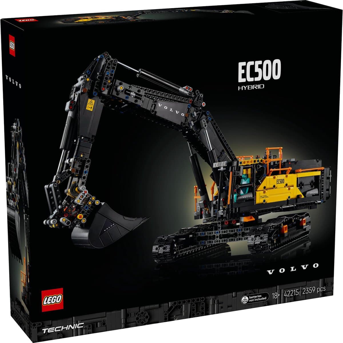 Lego Technic 42215 Volvo Ec500 Hybrid Graafmachine Bouwstenen — afbeelding 1