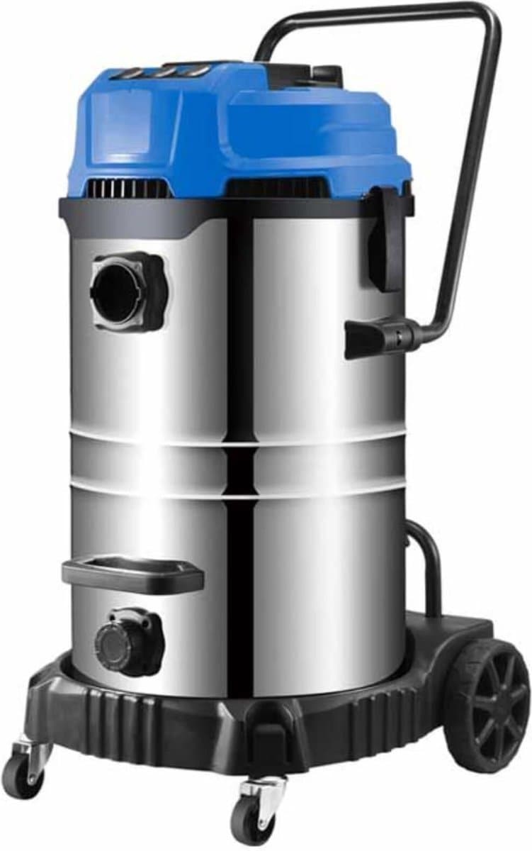 Borg Industriële Bouw Stofzuiger Nat en Droog - 2400 watt - 2 motoren - 80 Liter - RVS - Nat-en Droogzuiger — afbeelding 1