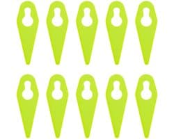 Dailygoods- Snijbladen 100 Stuks - Compatibel met Gtech ST01/ST02/ST04/ST05/ST20/GT3.0/GT4.0/GT50 - Duurzaam ABS - 70x25mm - Goed Snijeffect - Eenvoudig te Installeren - Grasmaaierbladen