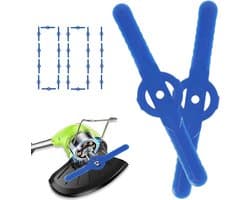 Grasmaaier Snijkoppen - Trimkoppen Set - Gazon Onderhoud - Zware Uitvoering - 100 Stuks - Blauw
