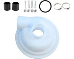Stofafscheider Cyclone - Houtbewerking Spaanplaat - Stof Vangen - Efficiënte Scheiding - One Size - Wit