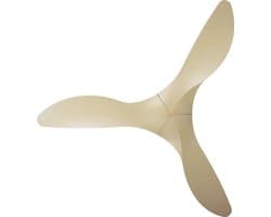 Beacon 514031 Lucci Air Kotara Wit/Teak plafondventilator 137 cm – stille DC-motor – 6 snelheden – afstandsbediening – zomer/winter