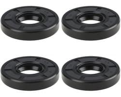 Dailygoods- Lipseal 17x40x7mm - 4 Stuks - Afdichtingskit - Oliebestendig Rubber - Compatibel met MTD/Cub Cadet - Vermindert Slijtage - Afdichtring