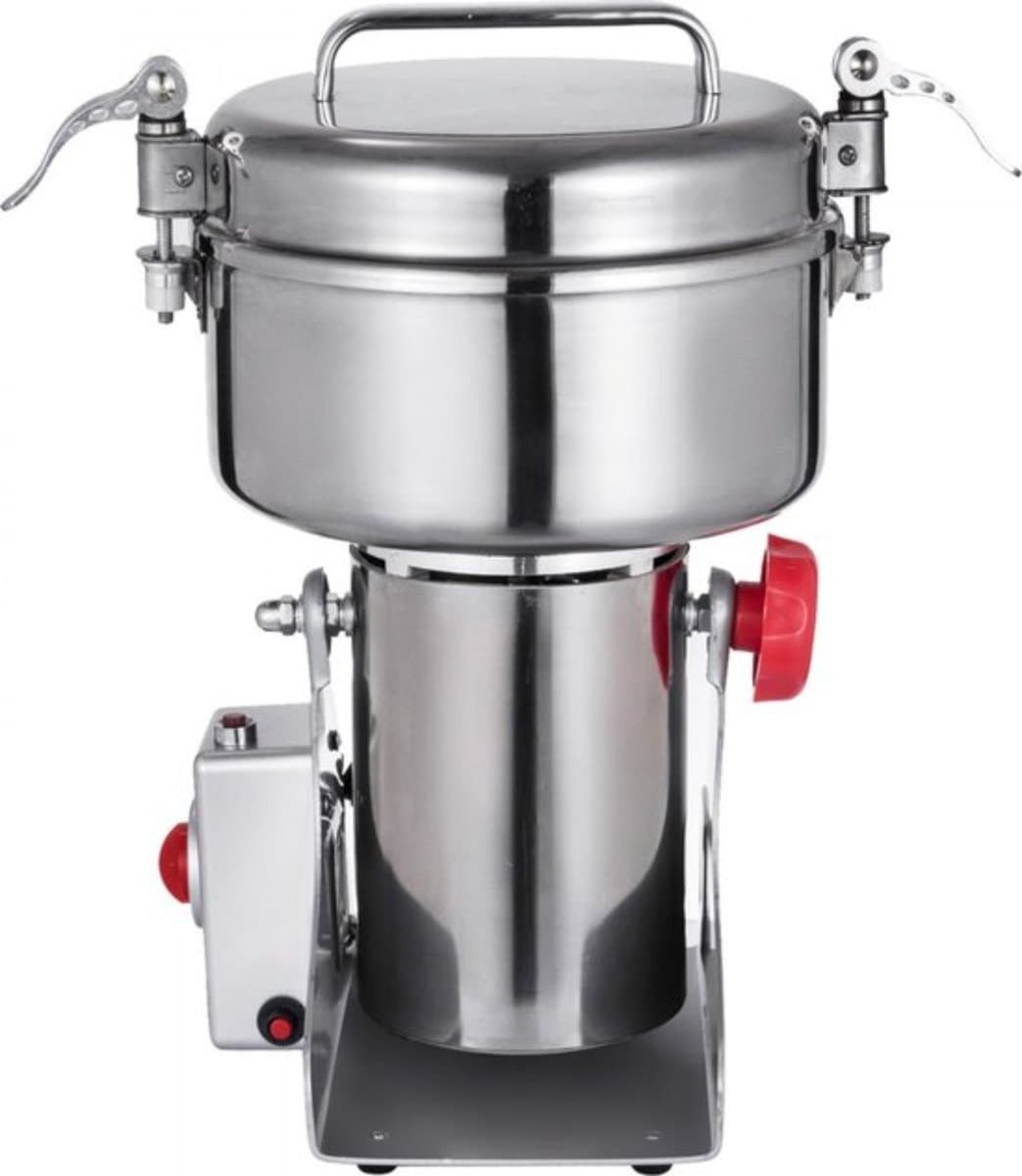 Elektrische graanmolen - 1800 W - Swing type - 750 G - RVS - 26000 t/min — afbeelding 1