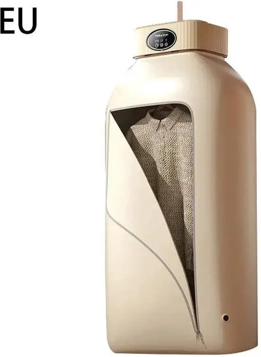 Nique Elektrische Wasdroger - Smart Droogrek - Hangende Kleding Droger - Droger Voor Kledingkast - 41 x 41 x125cm - Khaki — afbeelding 1