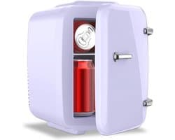 DnA® Mini koelkast 4L - Skincare & make-up fridge - Mini Koelkasten - Paars - 28cm x 20cm x 29cm