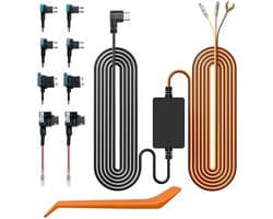 Olvy Hardwire Kit Dashcam - Accubeveiliging - 24-Uurs Bewaking - USB-C Aansluiting - Compact