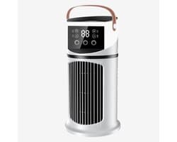 Aurixi® Airco Zonder Afvoerslang - Luchtkoeler - Aircooler - 7 Standen - Mobiel - Wit - 16cm x 16cm x 16cm