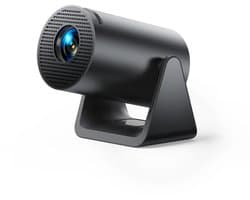 DeMoi Projector | 1080 P Beeldkwaliteit & Support 4K | Mini Projector | WiFi 6 en Bluetooth 5.2 | Draaibaar 270° | Android 11 | Zwart