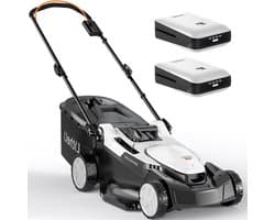 Accu Grasmaaier – Elektrische Gazonmaaier – Draadloze Maaier – Lithium-ion Maaier – Mulchmaaier – 43 cm Maaibreedte – Brushless Motor & 40L Grasopvangbak
