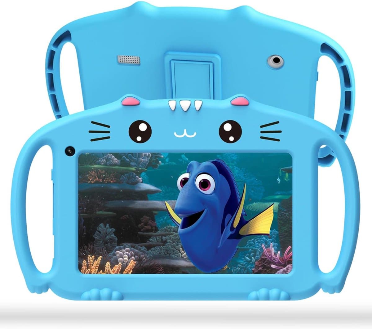 SAVI® Kindertablet Vanaf 3 Jaar - Ouderlijk Toezicht - Android 13 - Compleet Pakket - Blauw - 26cm x 16cm x 2cm — afbeelding 1