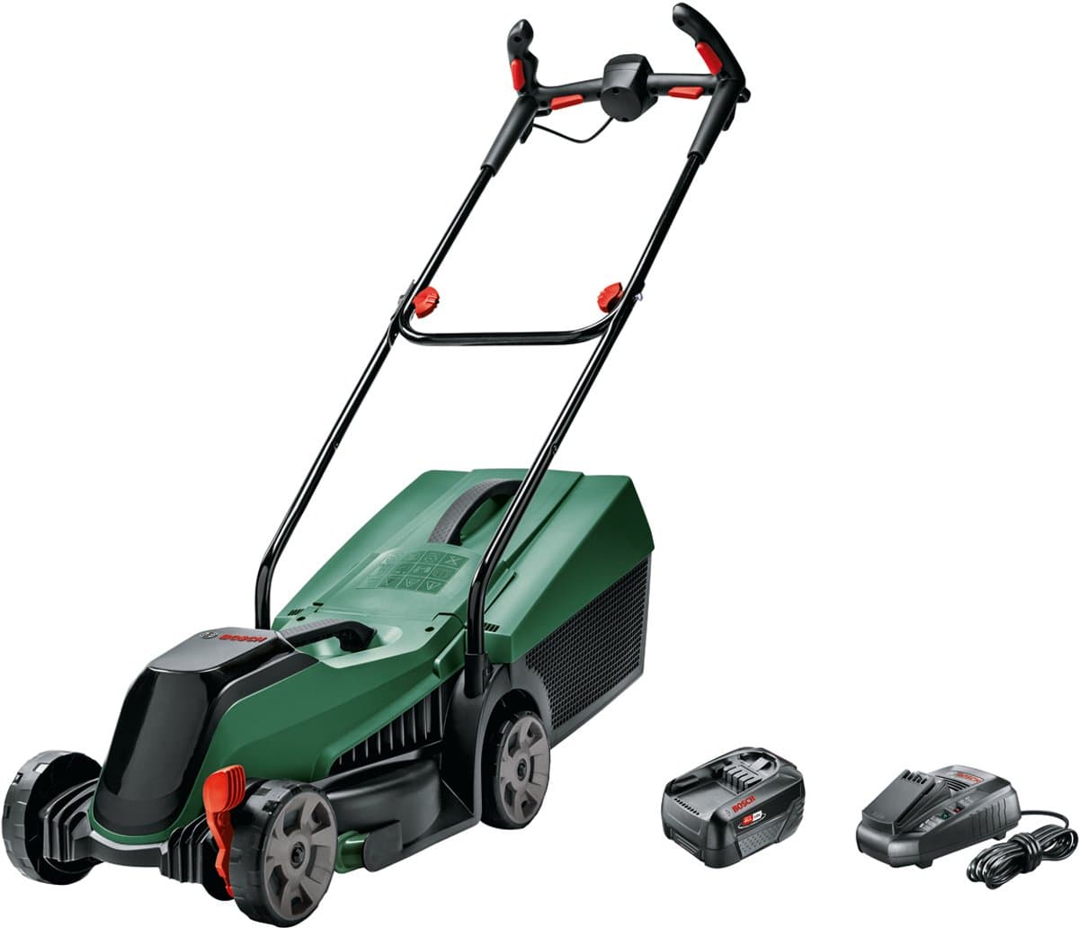 Bosch CityMower 18V-32 Accu grasmaaier - Met 18 V accu en lader - Maaibreedte: 32 cm — afbeelding 1