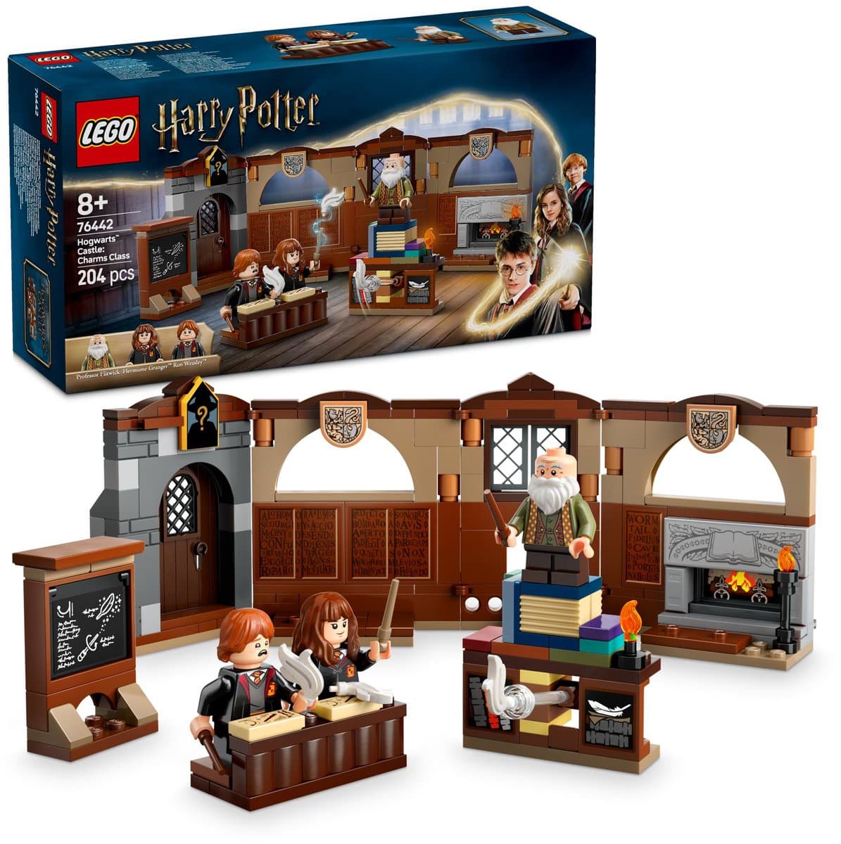 LEGO Harry Potter - Kasteel Zweinstein: toverspreukenles Constructiespeelgoed — afbeelding 1