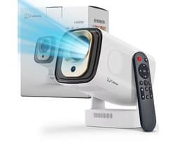 Cahaya Nova - Mini Beamer - 4K ondersteuning - mini projector - draagbare beamer - projector / beamer - Geïntegreerd Android 14.0 systeem - Screen mirroring smartphone - Home cinema