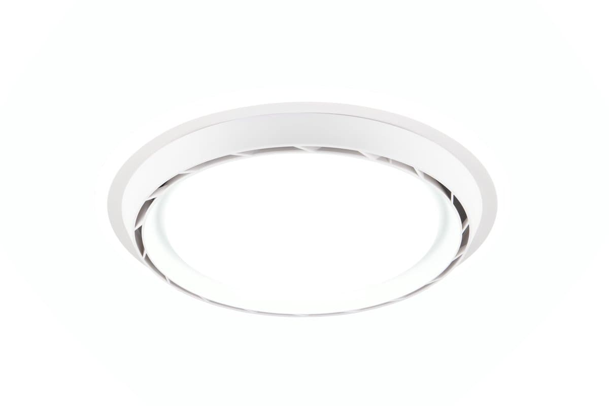 REALITY SAARELA - Ventilator - Wit - incl. 1x SMD 38 W - Afstandsbediening - Geintegreerde dimmer - Instelbare lichtkleur - Geheugenfunctie - Zomer- en wintermodus - 6 snelheidsniveaus — afbeelding 1