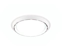 REALITY SAARELA - Ventilator - Wit - incl. 1x SMD 38 W - Afstandsbediening - Geintegreerde dimmer - Instelbare lichtkleur - Geheugenfunctie - Zomer- en wintermodus - 6 snelheidsniveaus