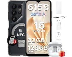 DOOGEE NOTE 56X PRO VIP- Smartphone - Android 16- UNISOC T7225- 32GB RAM + 128GB ROM / 2TB TF - 6150mAh - 6,56 inch HD+ - 13MP + 8MP - NFC - Face ID - Gemini AI - Widevine L1- GPS