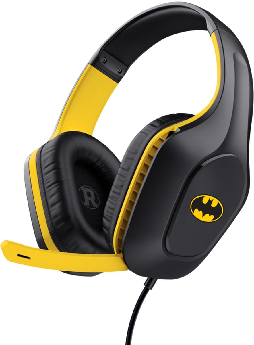 Trust GXT 415BM Zirox - Gaming Headset - Batman Editie - Bedraad - 50mm Drivers - Over-ear - Zwart — afbeelding 1