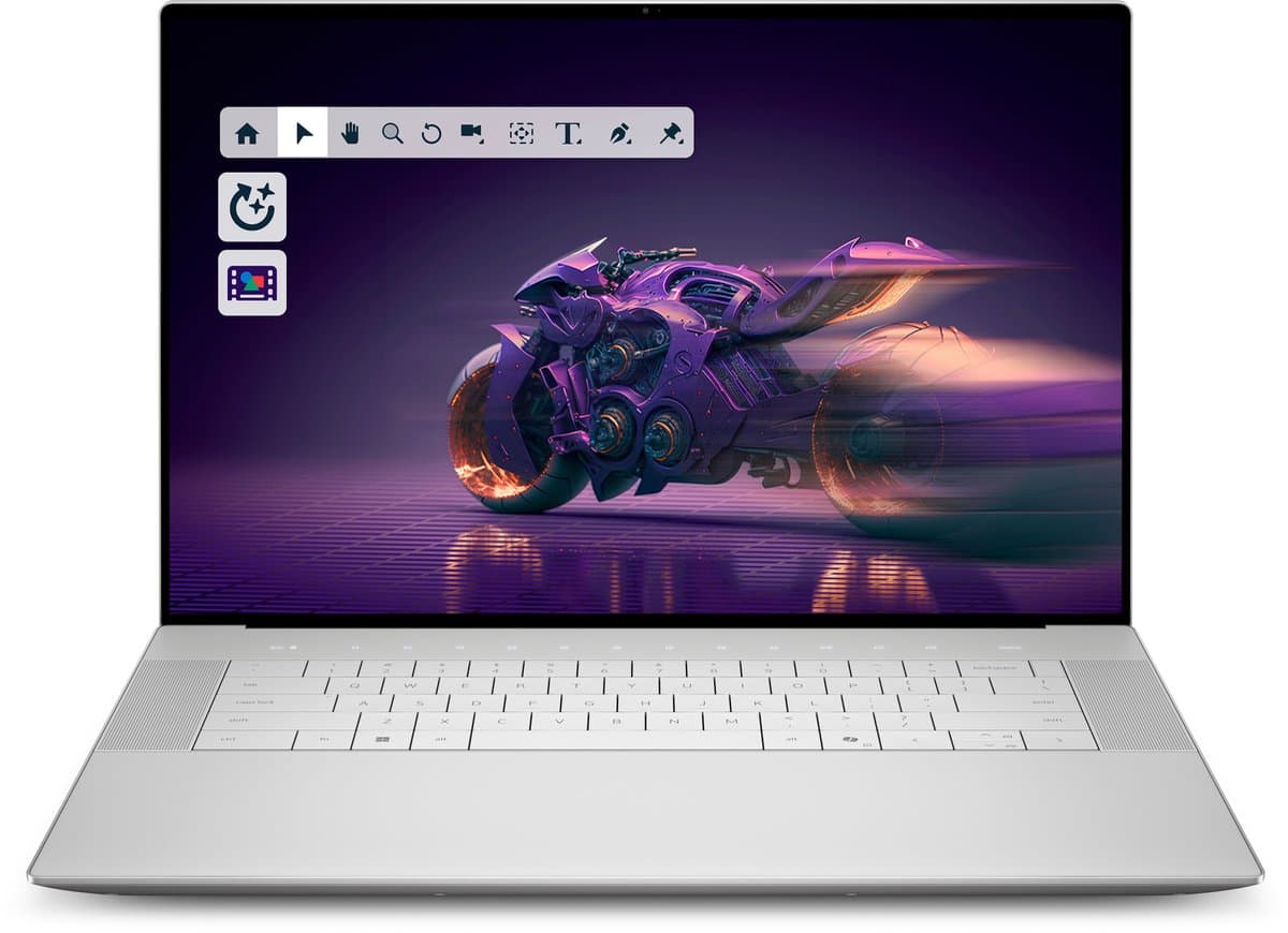 "DELL 16 Premium DA16250 Intel Core Ultra 9 285H Laptop 41,4 cm (16.3"") Touchscreen 4K Ultra HD 32 GB LPDDR5x-SDRAM 1 TB SSD NVIDIA GeForce RTX 5060 Wi-Fi 7 (802.11be) Windows 11 Pro Engels Platina" — afbeelding 1