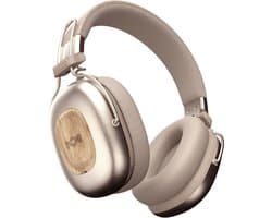 House of Marley Positive Vibration Rebel ANC Draadloze Koptelefoon - Active Noise Cancelling - 130 uur Batterijduur - Bluetooth Hoofdtelefoon - Duurzame Materialen - Cream