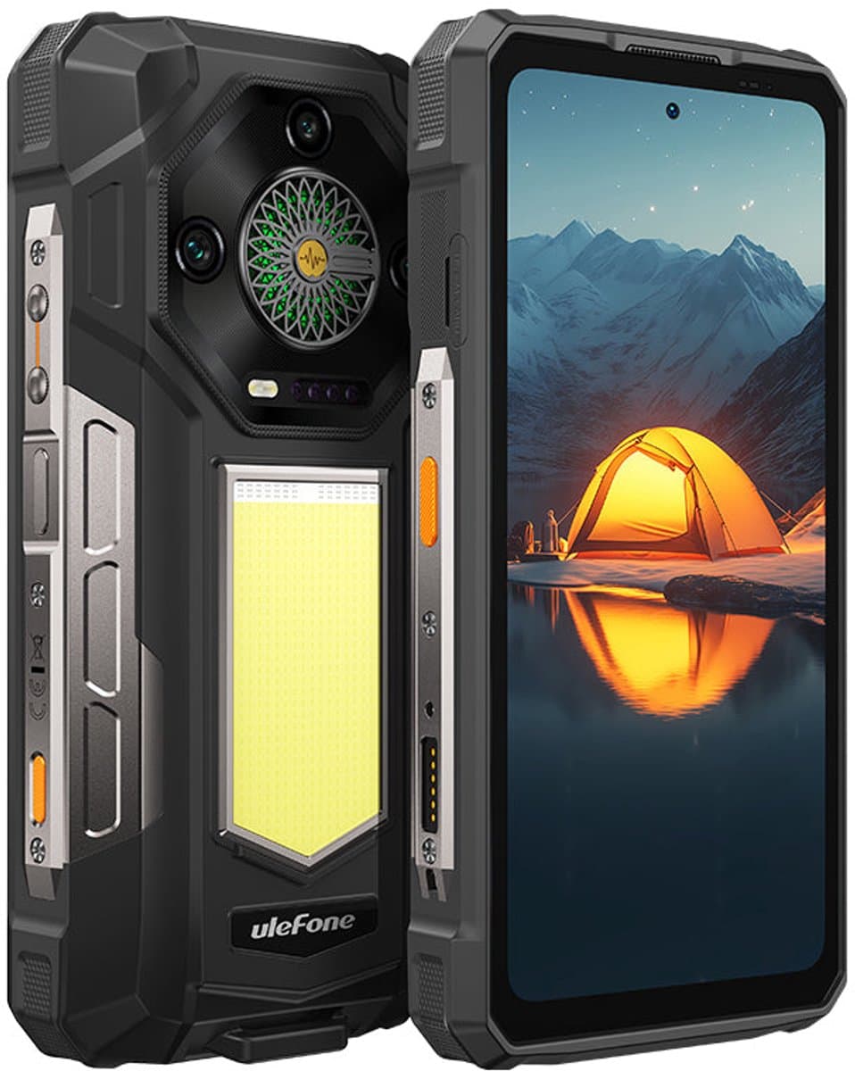 Ulefone Armor 33 (6.95") Dual SIM Android 15 4G USB Type-C, 12/512GB, 25.500mAh Zwart — afbeelding 1