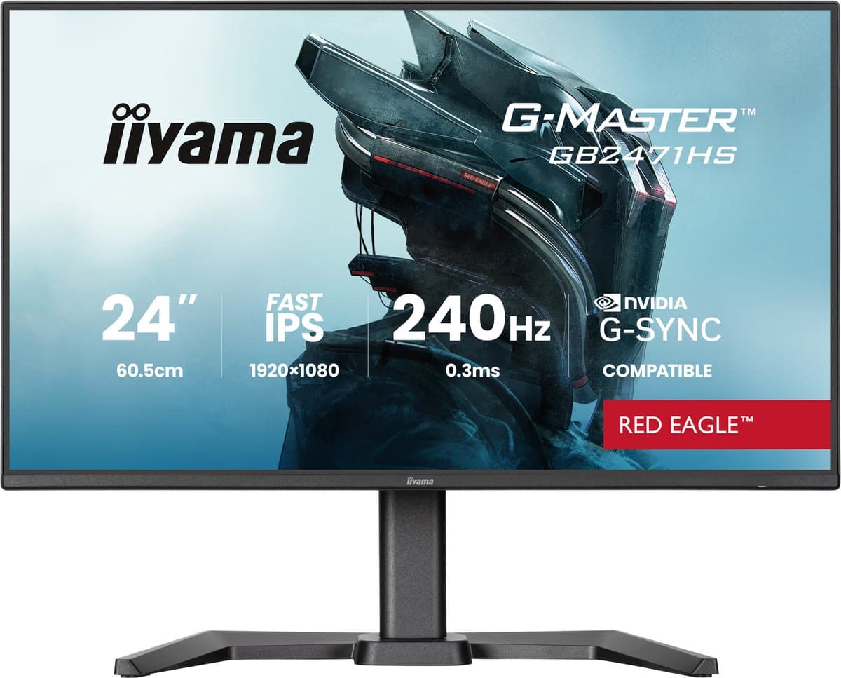 iiyama G-Master Red Eagle GB2471HS-B1 23.8'' gaming monitor — afbeelding 1