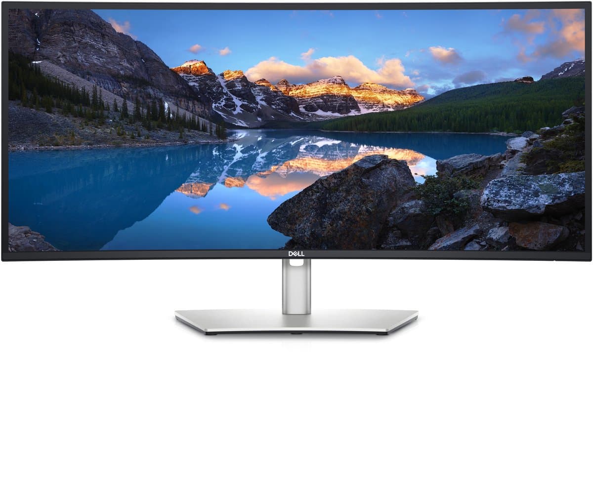 DELL UltraSharp U3423WE computer monitor 86,4 cm (34") 3440 x 1440 Pixels UltraWide Quad HD LCD Zilver — afbeelding 1
