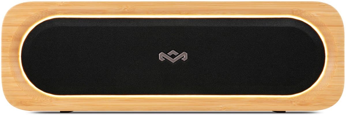 House of Marley Get Together 3 Bluetooth Speaker Draadloos - 10 uur Batterijduur - Bass Boost - Aanpasbare Equalizer - Duurzaam - Led Design - Auracast Multipairing - Zwart — afbeelding 1