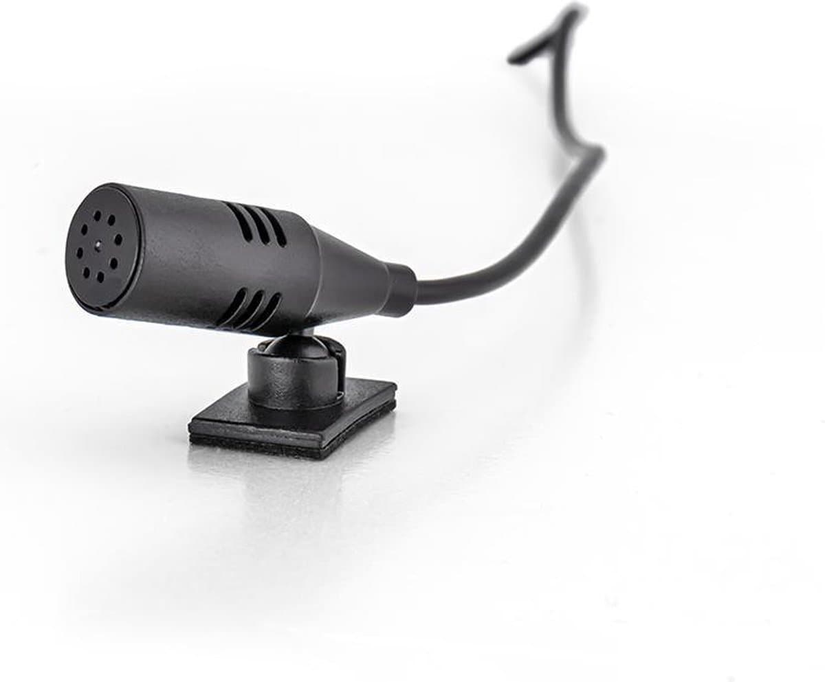Caliber Microfoon Autoradio - Universele microfoon voor autoradio - 3,5mm jack aansluiting - Kleur Zwart (RADIO-MIC) — afbeelding 1