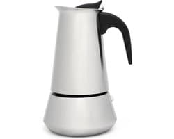 Leopold Vienna - Espressomaker Trevi 6-kops Mat RVS