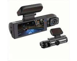 Dashcamera, Voor En Achter, 3,16 Inch Dashcam 1080P, G-sensor HD, Nachtzicht, Loopopname, Groothoek Auto