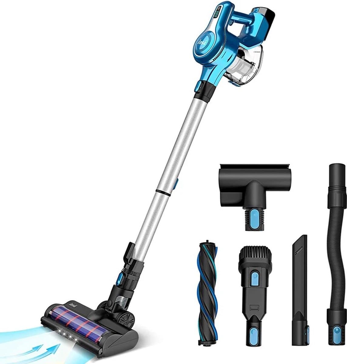 Handstofzuiger met Steel - Draadloze Steelstofzuiger - Handheld Vacuum Cleaner - Afneembare Kruimelzuiger - Kruimeldief Best Verkocht - Blauw — afbeelding 1