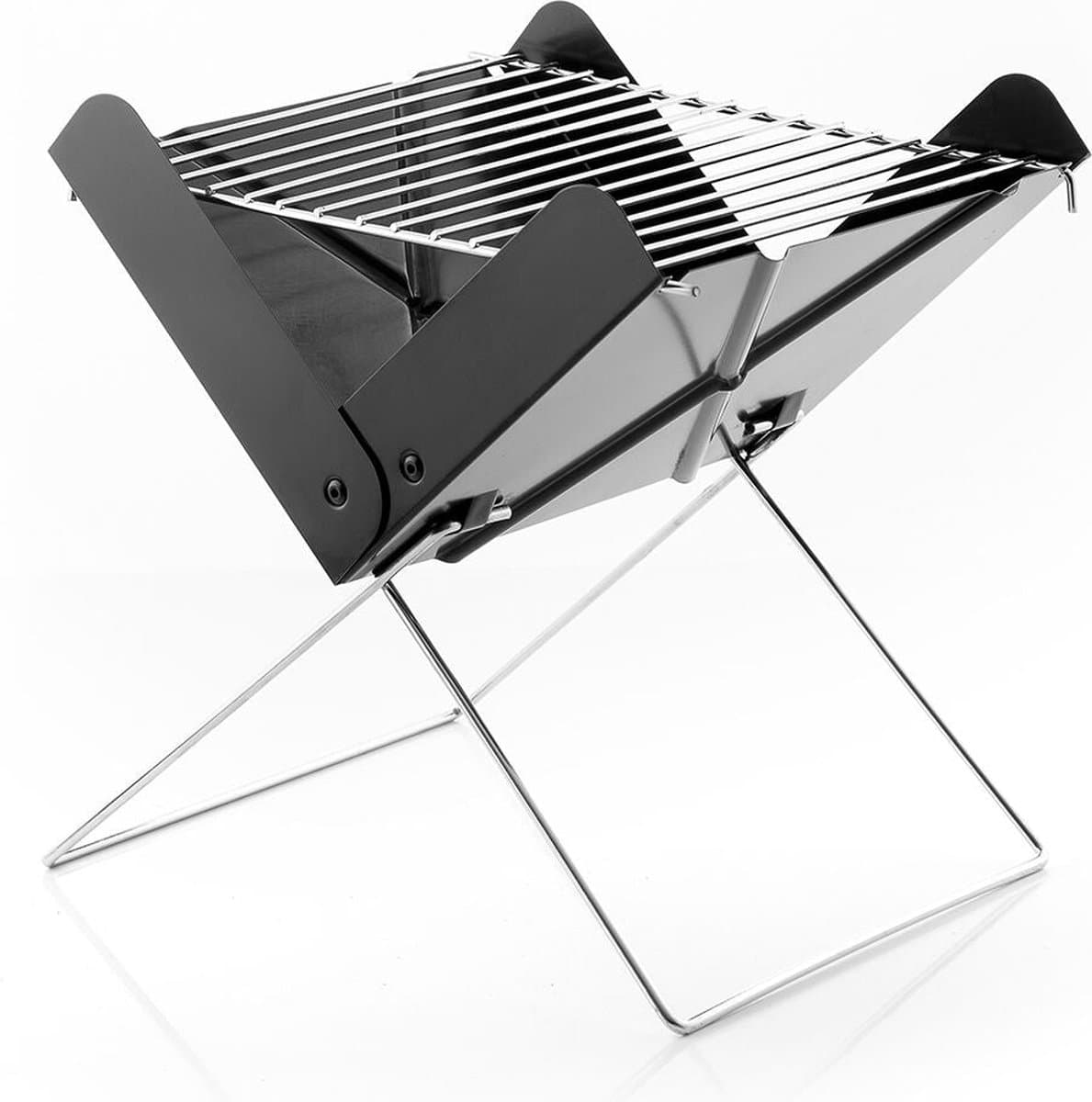 Mini Draagbare Opvouwbare Houtskoolbarbecue Foldecue InnovaGoods — afbeelding 1