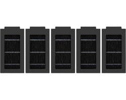 (5 stuks) T50 Pro vervangende HEPA-filters compatibel met ECOVACS DEEBOT T50 Pro/T50 Omni/T50 Pro Omni/T50 Max Pro Omni Robot Vacuüm, Vacuümfilter, Rechtop Filter, Canister Filter, Accessoires Kit