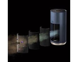 Smartmi - Luchtreiniger - 380m³/u PCADR - Ingebouwde UV-lamp - OLED-touchscreen - Laserdeeltjessensor - Slimme bediening - Zwart