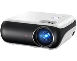 SP® Mini Beamer - Mini 4K-projector - Verbeterde Draagbare Projector - Wit - 21cm x 18cm x 10cm