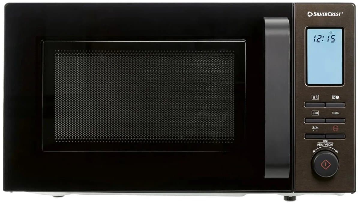 SILVERCREST® Magnetron 20 L - Vrijstaande magnetron - Vermogen: 800 W - Met grill en 10 praktische automatische programma's - Zwart — afbeelding 1