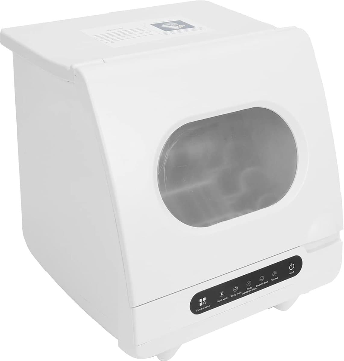 Automatische Vaatwasser - Mini Vaatwasser - Keuken Reinigen - 15 Minuten Wasprogramma - 6 Couverts - Wit — afbeelding 1