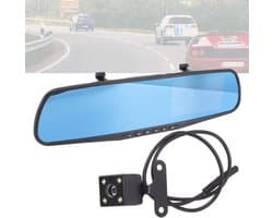 Store_9 - Dual Dash Cam - 12mp 1080p HD - Achteruitkijkspiegel - Zwart - G-sensor