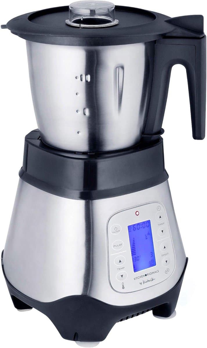 Keukenmachine - Multifunctionele Keukenrobot - Koken en bakken - 1100 Watt Kracht - 2 Liter Kom - Zwart — afbeelding 1