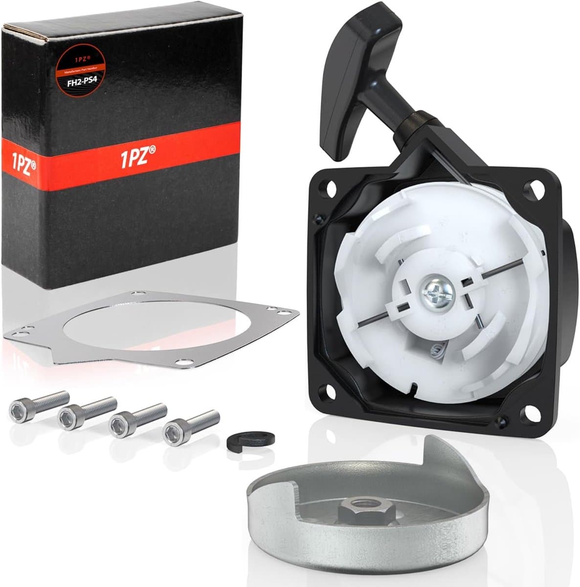 SnelShoppen - Pull Starter 1PZ FH2-PS4 voor 33cc 43cc 52cc Mini Pocket Dirt Bike Scooter 2-Takt Launcher Recoil Vervanging voor Grasmaaier en Auger — afbeelding 1